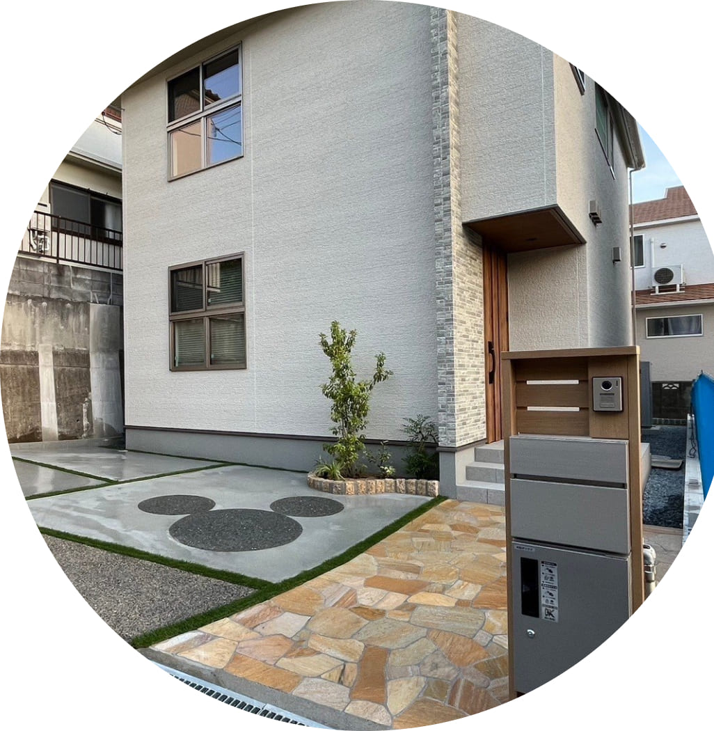 新築外構の写真